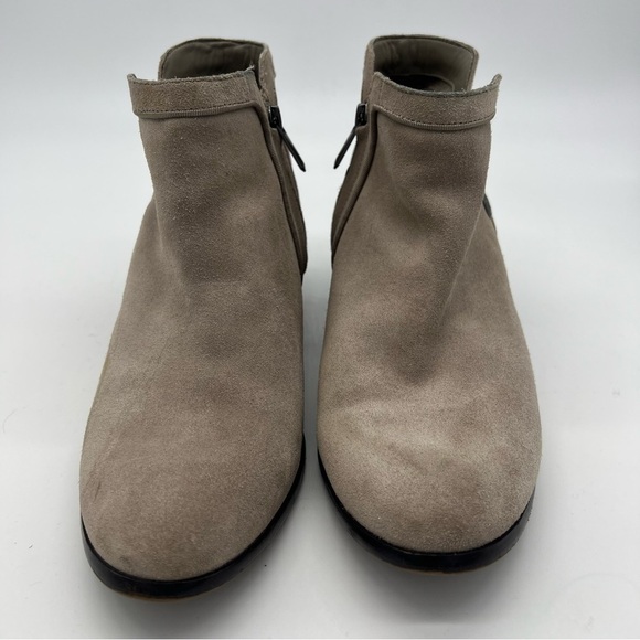 Sam Edelman Womens Pacer Light Gray Suede Leather Ankle Booties Size 8.5 - Picture 3 of 12